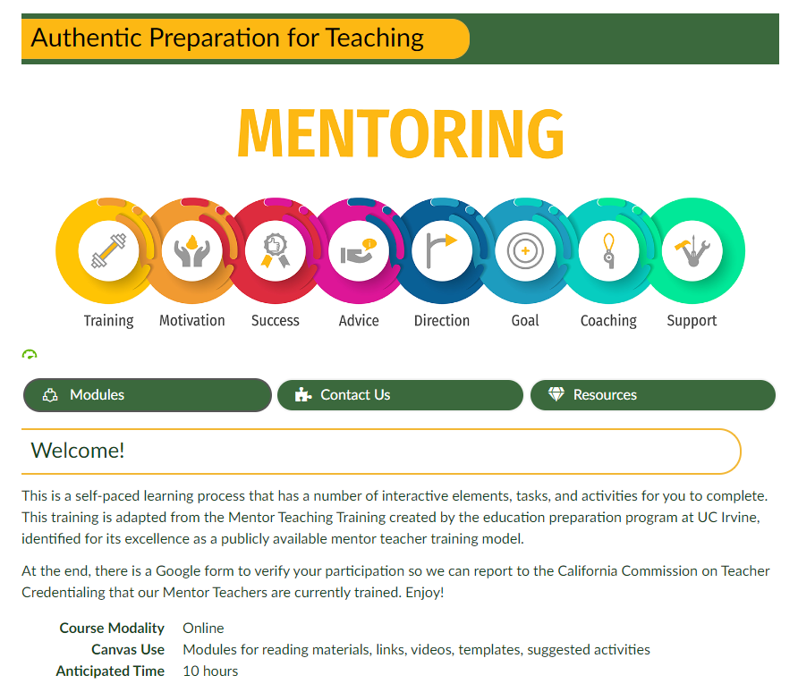 School of Education course: Humboldt Mentor Teacher Training